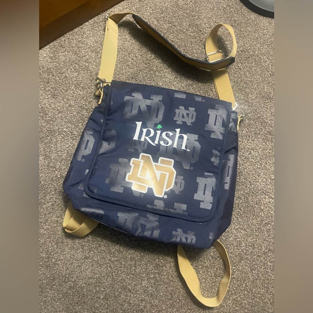 Wild Sports Notre Dame Baby Diaper Bag - Convertible Backpack/Shoulder